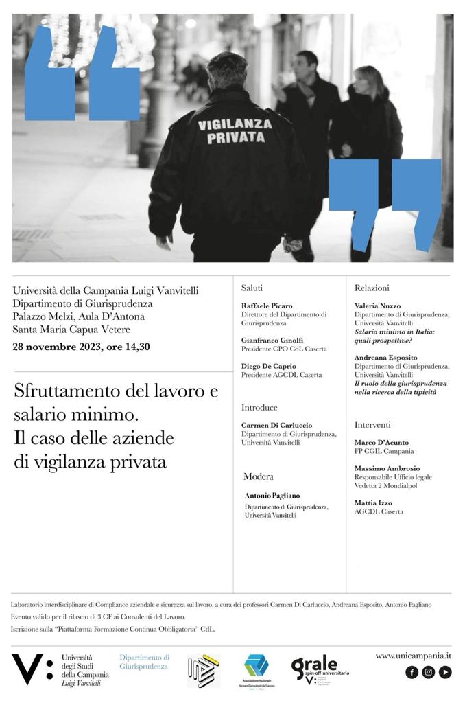 Locandina convegno 28 novembre salario minimo